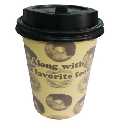tazza calda della schiuma della bevanda del caffè eliminabile 9oz con il coperchio