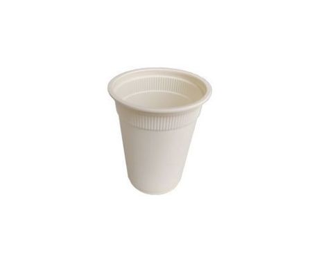 tazza di carta biodegradabile dell'amido di mais 220ml 8oz per caffè caldo e bere freddo