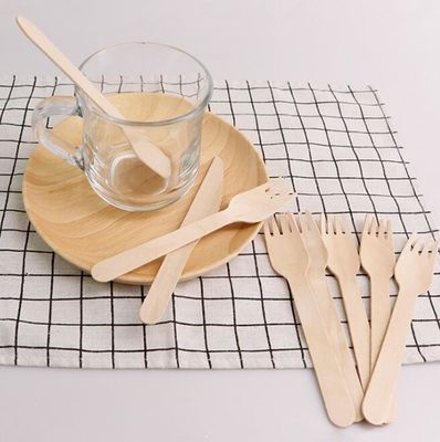Buoni insiemi di legno 16cm eliminabili duri del cucchiaio e della forchetta della coltelleria e del coltello
