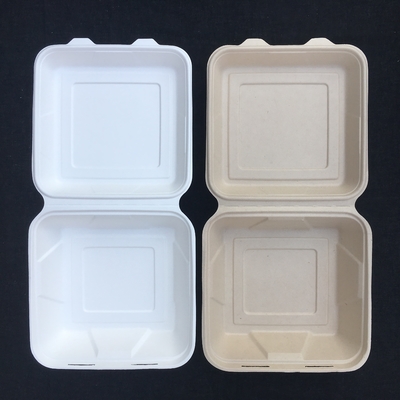 Compartimento asportabile 2 3 4 5 di pranzo della canna da zucchero eliminabile a 8 pollici concimabile della scatola