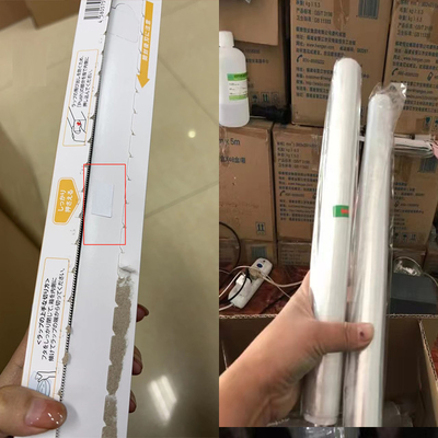 Pellicola trasparente molle del PE di imballaggio per alimenti su rotolo 30cm*60m*10mic con la freccia