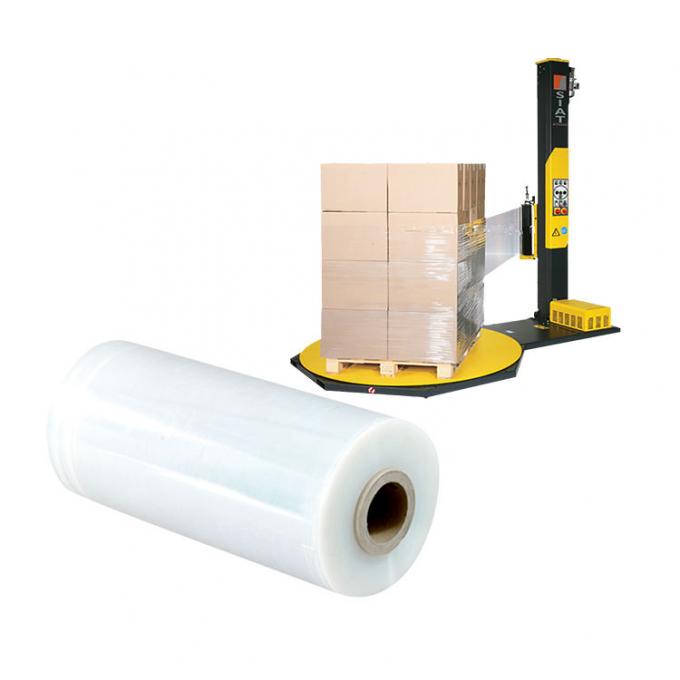 Pallet di plastica di allungamento di Lldpe del pe che avvolge i calibri del film 60 per il pallet logistico 3
