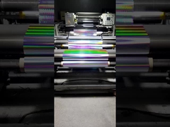 18um Holographic Bopp Color Glitter Film, pilastro di luce orizzontale BOPP film per imballaggi per medicinali