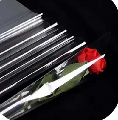 Film di imballaggio BOPP a rotoli di cellophane trasparenti da 40 mic per il mazzo di fiori