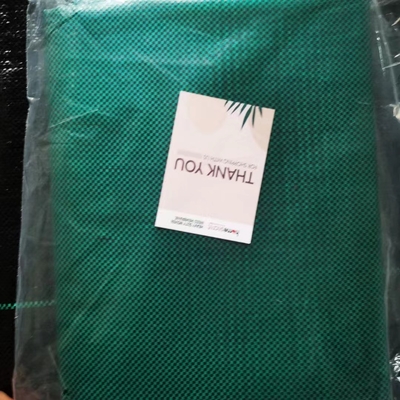 70-180GSM Tessuto antierba PP non tessuto nero e verde per la diserzione, tappetino antierba in tessuto