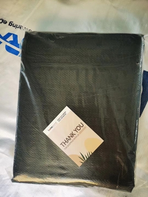 Rotoli di tessuto nero copertura di terra di controllo delle erbe infestanti membrana anti erbe infestanti tessuto di fabbrica di fornitura 80GSM 90GSM 100GSM