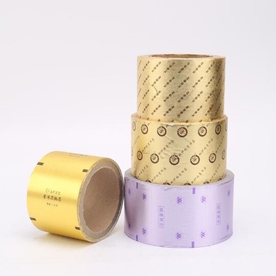 Fogli di alluminio stampati in oro e colorato personalizzati per confezioni di caramelle o di cioccolato in foglio/sul rotolo