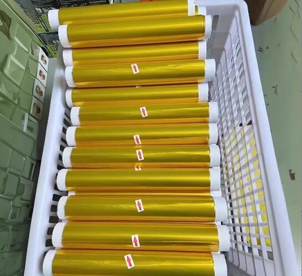 Fogli di alluminio stampati in oro e colorato personalizzati per confezioni di caramelle o di cioccolato in foglio/sul rotolo