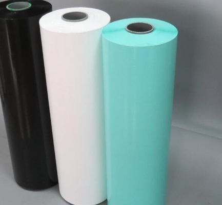 Pellicola di avvolgimento per sillaggio verde e bianco nero in plastica PE per la confezionatrice agricola a rivestimento rotondo e quadrato