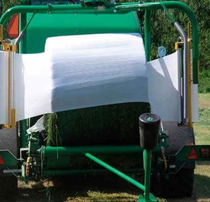 Pellicola di avvolgimento per sillaggio verde e bianco nero in plastica PE per la confezionatrice agricola a rivestimento rotondo e quadrato