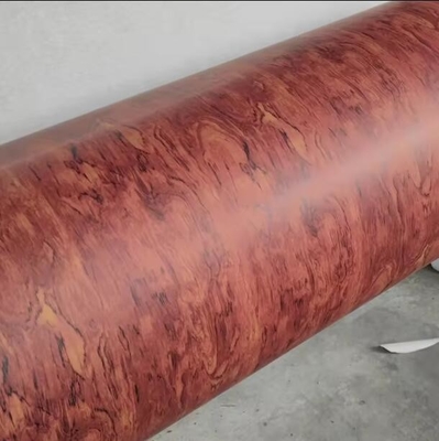 Carta laminata a grana di legno lucida verniciata in PU per cartone MDF Decorazione dei mobili
