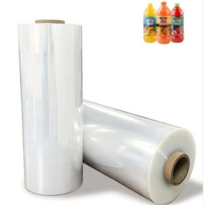 Rollo di pellicola contraente in PVC per il calore Etichette Avvolgimento Proteine Polvere Bottiglie Succo Acqua Bottine Bevande di vetro