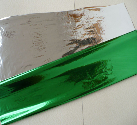 Film metallizzato in oro colore rosso film metallizzato per animali da compagnia termico per la laminazione della carta