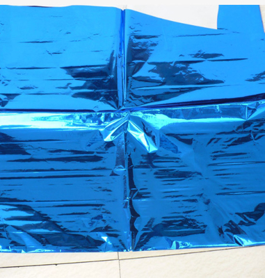 Poliestere film d'oro rosa carta film metallizzato Cina film rosso carta lucida lago profondo blu nastro di foglio di alluminio