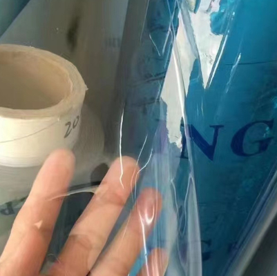 Fornitura di pellicola di PVC morbida trasparente colorata di PVC di colore freddo di pellicola di PVC lucida