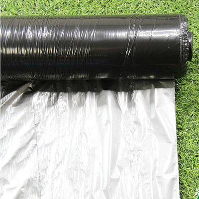 Film di plastica per pacciamatura UV 25um/30um/35um nero argento per l'agricoltura