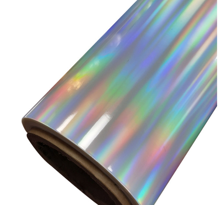 18um Holographic Bopp Color Glitter Film, pilastro di luce orizzontale BOPP film per imballaggi per medicinali