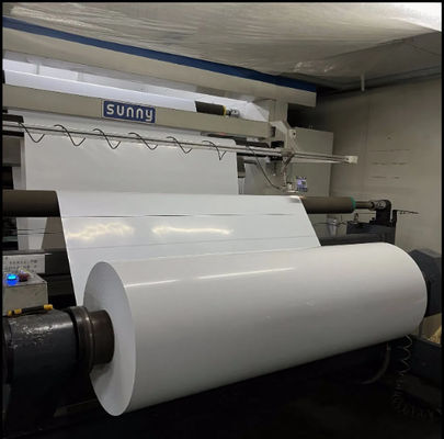 Materiale di rivestimento a base di materiale adesivo per etichette elettroniche