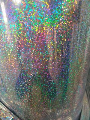 12mic PET/17mic bopp rivestimento di base olografico metallizzato utilizzato per la stampa UV