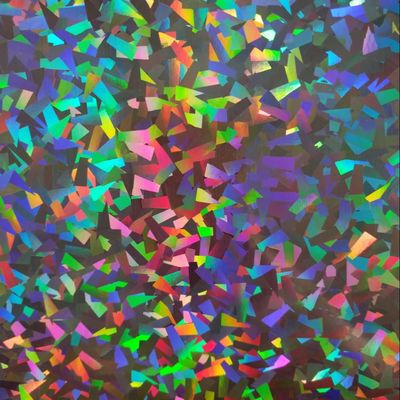 12mic PET/17mic bopp rivestimento di base olografico metallizzato utilizzato per la stampa UV