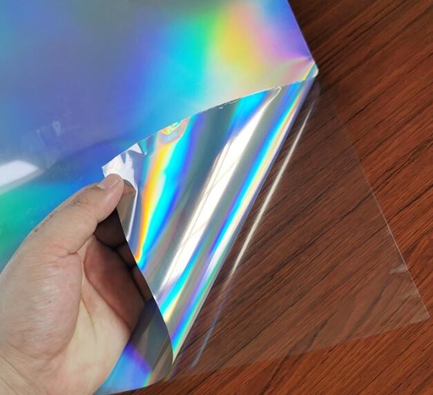 Film laser colorato per auto, adesivo in PVC con lettere laser adesivi per auto, adesivi istantanei in alluminio